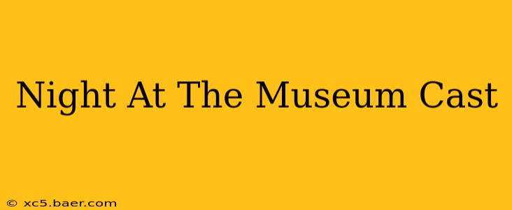 Night At The Museum Cast