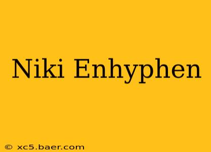 Niki Enhyphen