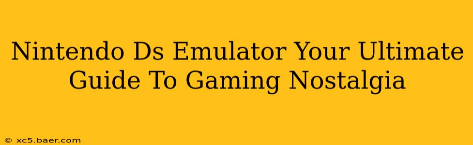 Nintendo Ds Emulator Your Ultimate Guide To Gaming Nostalgia