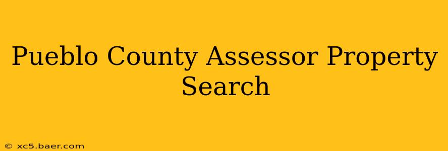 Pueblo County Assessor Property Search