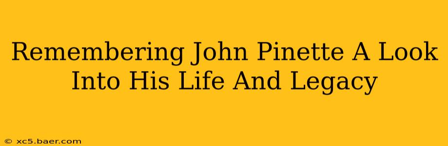 Remembering John Pinette A Look Into His Life And Legacy