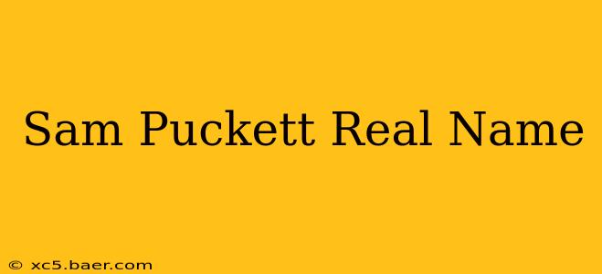 Sam Puckett Real Name