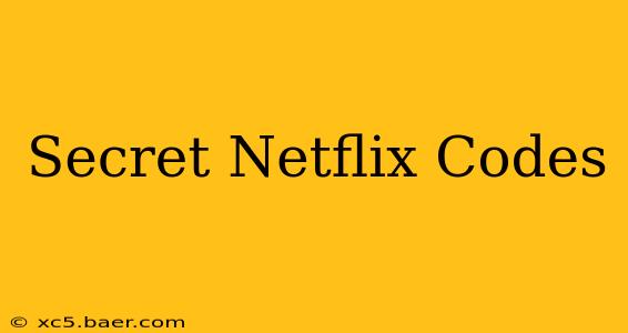 Secret Netflix Codes
