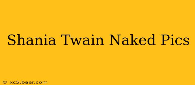 Shania Twain Naked Pics