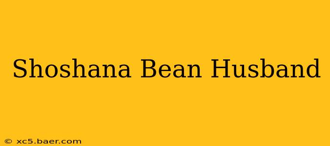 Shoshana Bean Husband