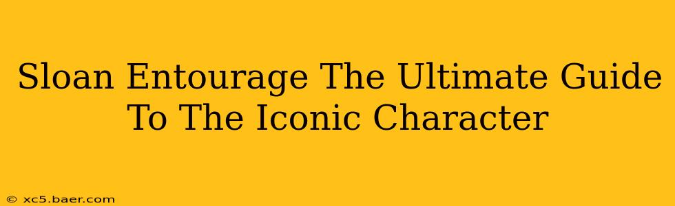 Sloan Entourage The Ultimate Guide To The Iconic Character