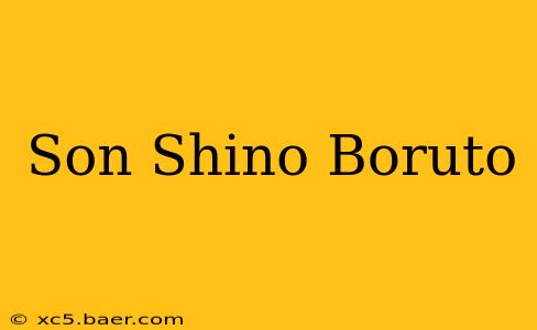 Son Shino Boruto