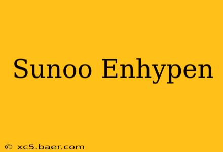 Sunoo Enhypen