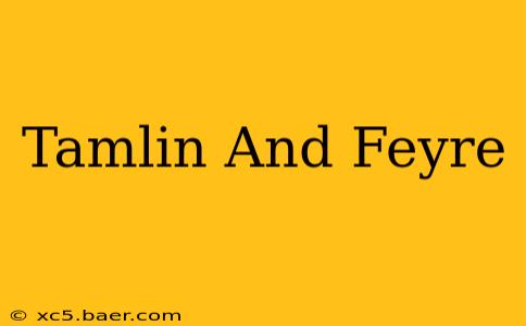 Tamlin And Feyre