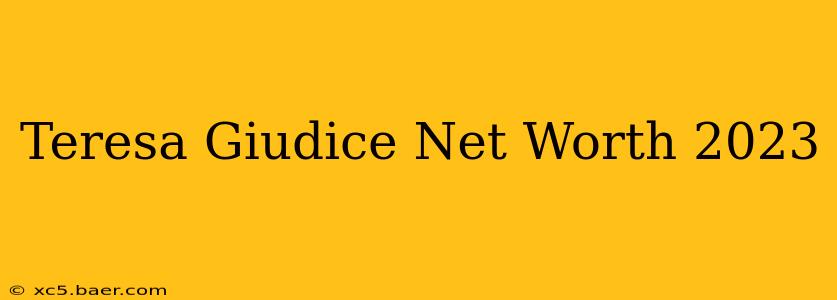Teresa Giudice Net Worth 2023