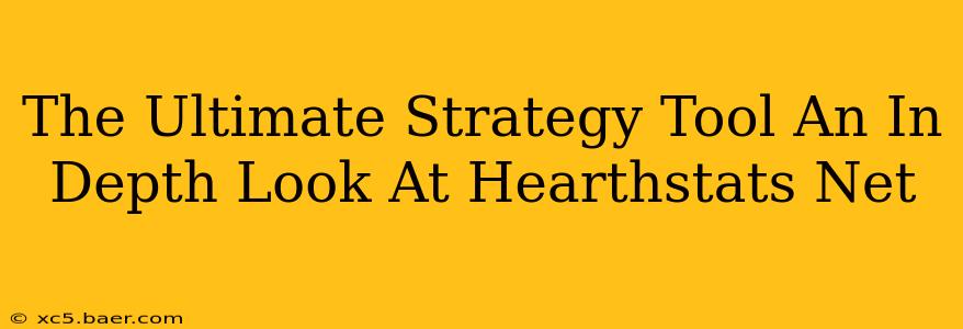The Ultimate Strategy Tool An In Depth Look At Hearthstats Net