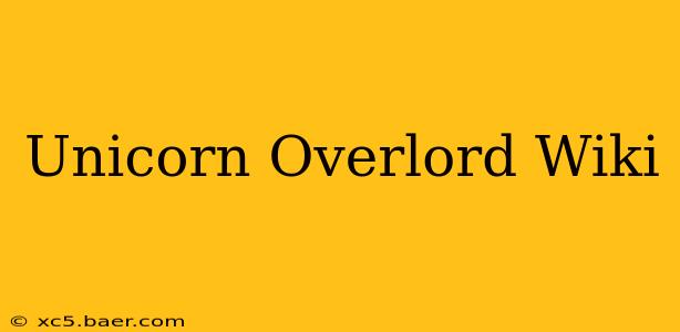 Unicorn Overlord Wiki