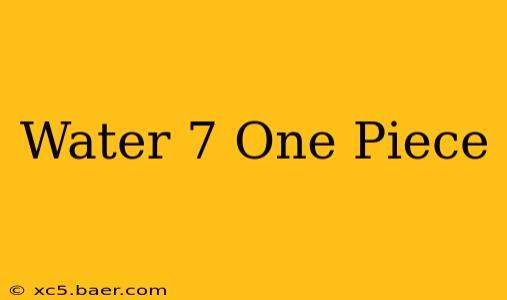 Water 7 One Piece