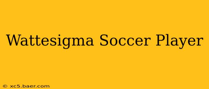 Wattesigma Soccer Player
