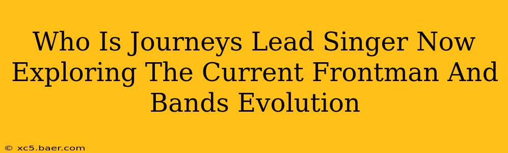 Who Is Journeys Lead Singer Now Exploring The Current Frontman And Bands Evolution