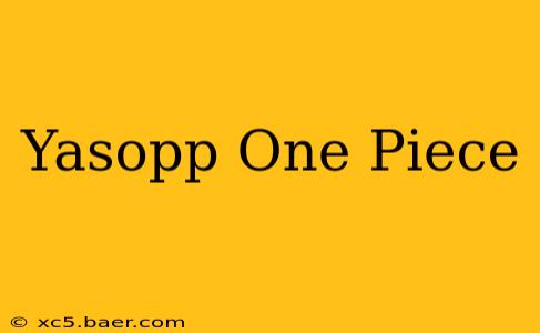 Yasopp One Piece