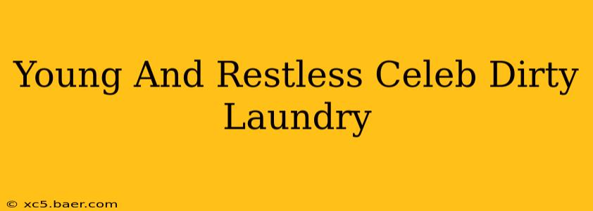 Young And Restless Celeb Dirty Laundry