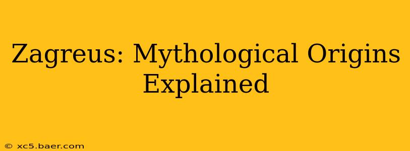 Zagreus: Mythological Origins Explained